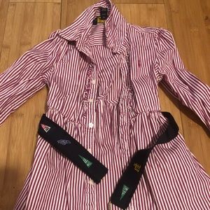 Beautiful girl polo dress